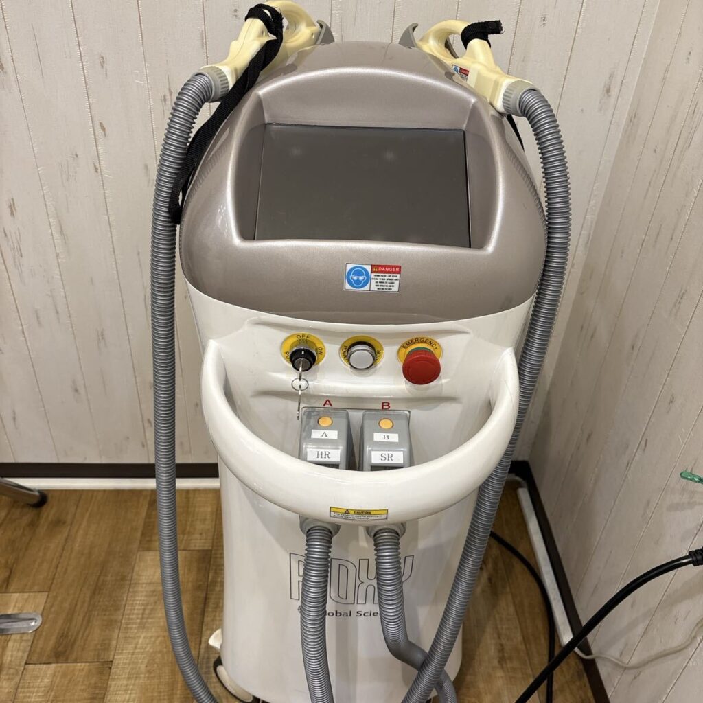 業務用脱毛機は中古でも売れる?年式・照射回数・ハンドピース・リース契約の査定基準 グローバルサイエンス リオキシー 脱毛器 1024x1024