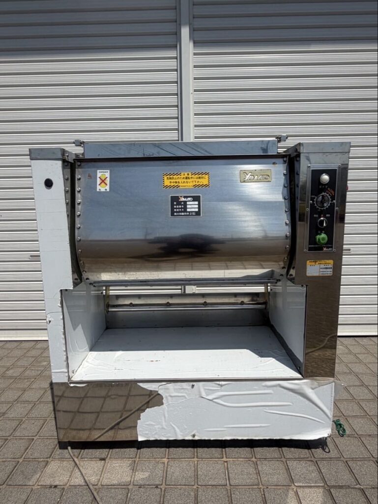 製麺所の閉鎖で製麺機を売却|ミキサー・圧延機・切刃の査定 大和製作所 製麺機 うどん ミキサー M25 769x1024