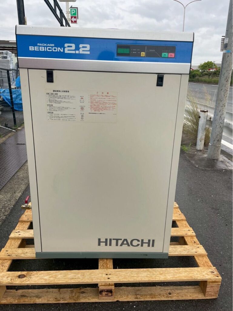 日立工機 小型空気圧縮機 パッケージ ベビコン PB 2.2X6 2.2kw 769x1024