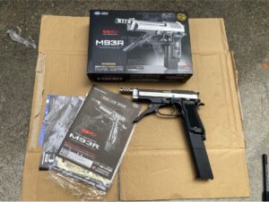 東京マルイのエアガンは何を見て査定する?電動ガン・ガスガンの違い 東京マルイ M93R 電動ガン モデルガン