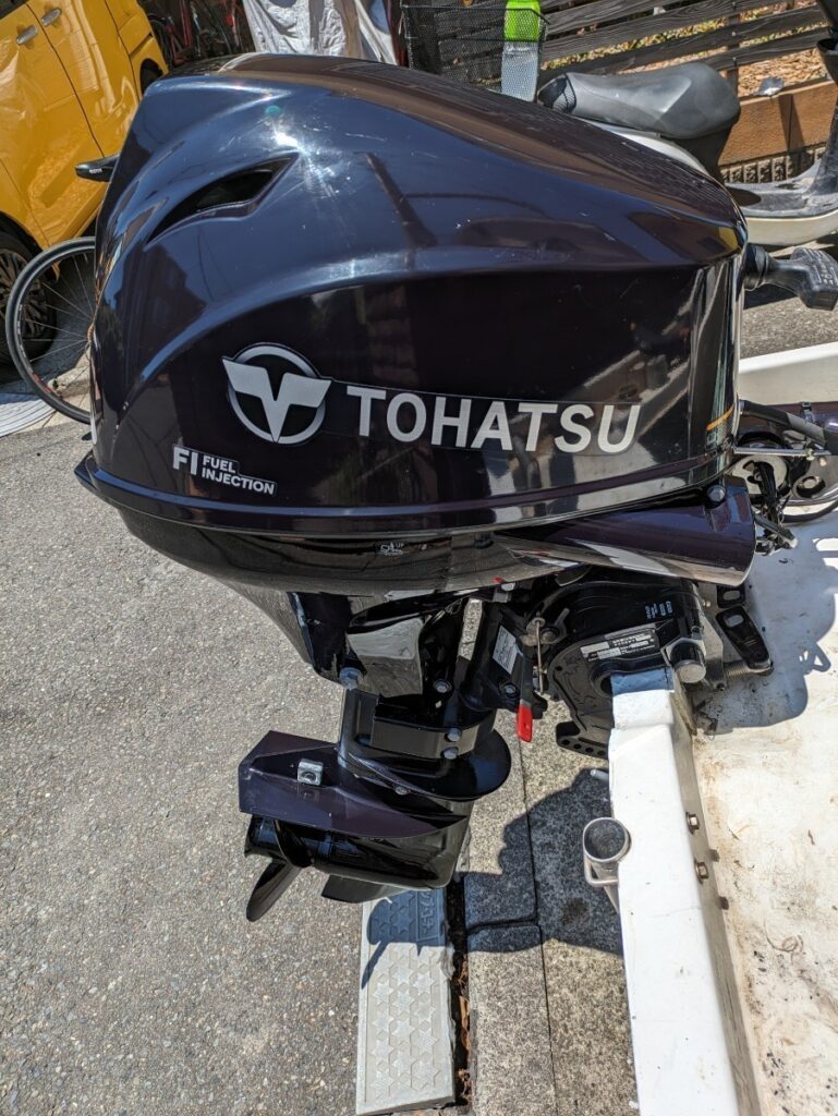 ヤマハ・スズキ・ホンダ・トーハツの船外機は高く売れる?2馬力・5馬力・9.9馬力のメーカー別査定 3RU トーハツ 9.9馬力 船外機 769x1024