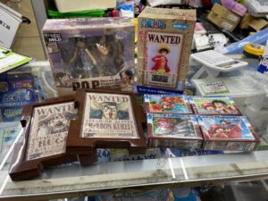 P.O.P ルフィ&エース　パズル他　置き時計セット