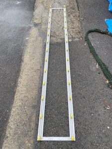ジェットスキー　積み込みレール　
