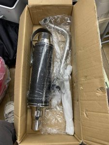 ライズ DIO 110 JF31 カーボンステンレスマフラー