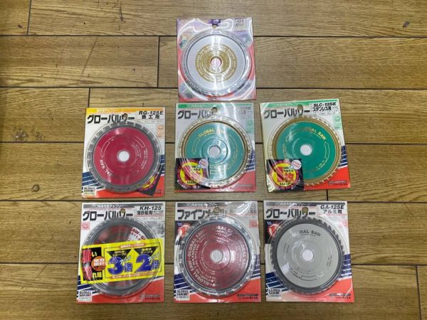 グローバルソー ステンレス、アルミ、薄鉄板工用　多数7枚セット