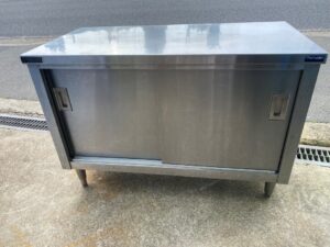 マルゼン　業務用引き戸棚　業務用作業台 ステンレス