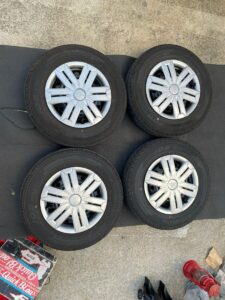 現行　アトレー　ハイゼット　145/80R12  スチールタイヤセット