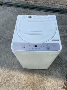  SHARP シャープ 全自動電気洗濯機　6kg ES-GE6H-N