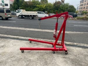 エンジンクレーン 折り畳み式 2t 油圧式