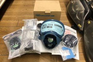 未使用　興研　KOKEN 電動ファン付き　呼吸用保護用　ファンユニット　BL-700HA
