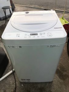 SHARP シャープ 全自動洗濯機 5.5kg ES-GE5D-W 20年製