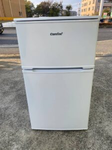 Comfee’ コンフィー　2ドア冷凍冷蔵庫 RCT90WH/E 