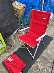 Coleman コールマン レッド 折りたたみ椅子　チェア　2000026744