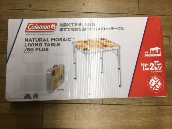 Coleman コールマン ナチョラルモザイクリビングテーブル　60プラス