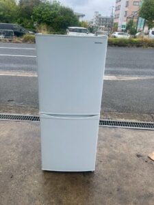  アイリスオーヤマ 2ドア ノンフロン冷凍冷蔵庫　IRSD-14A-W 