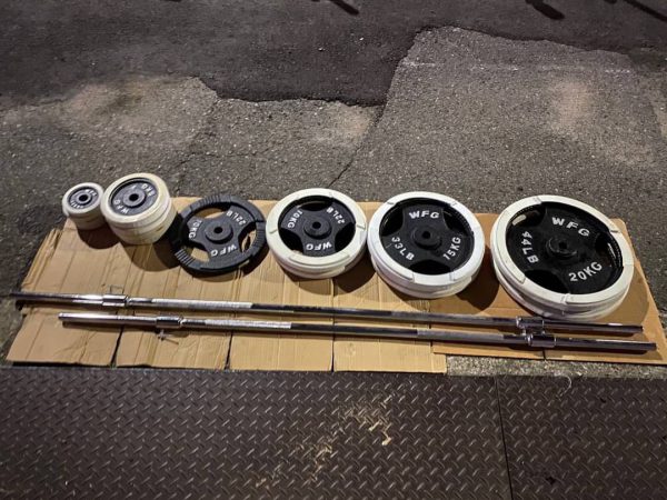 WFG アイアンプレート　プレートバーベルセット　125kg