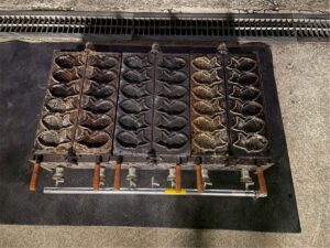  業務用 たい焼き器 LPガス 鯛焼き器 6匹x3 18匹