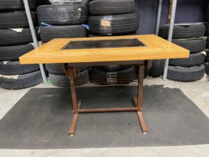 鉄板テーブル　お好み焼きテーブル　プロパン