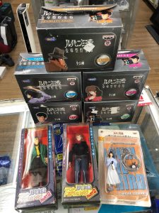 ルパン三世　金庫型貯金箱　フィギュア7点セット