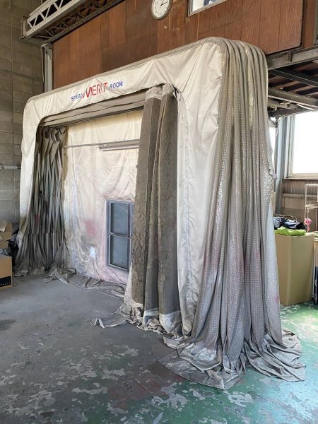 メリット 塗装ビニールブース ANDEX 200V 塗装ブース