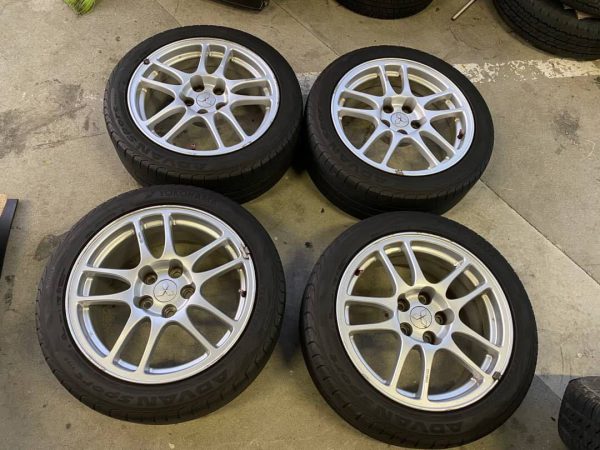ランサーエボリューション9 純正17インチタイヤホイールセット