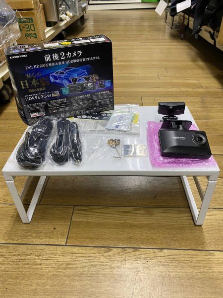 未使用　COMTEC コムテック 2カメラドライブレコーダー HDR963GW