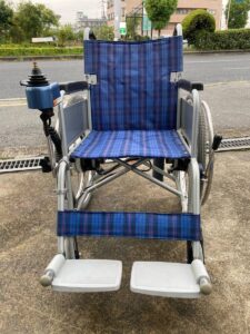 カワムラサイクル　KAWMURA 自走式電動車椅子　車いす KA22-40S-N