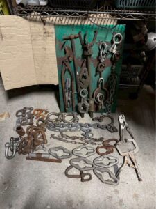 板金修正工具　クランプ　チェーン　板金道具セット