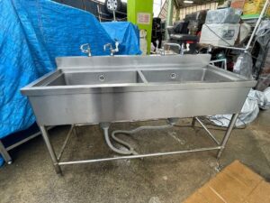 業務用 流し台 2槽シンク 二槽シンク ステンレス製