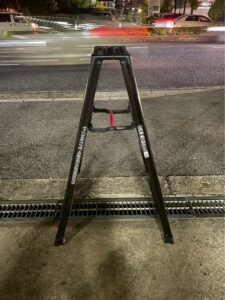 足軽ぶらっ 長谷川工業 ハセガワ　専用脚立　足軽BLACK RZB-12B