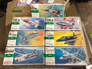 Hasegawa Fujimi 1/72 戦闘機 未組立 旅客機　7点セット