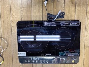 アイリスオーヤマ 2口IHクッキングヒーター IHK-W1VH