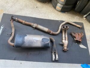 当時物　廃盤　EF9 シビック　純正マフラーセット　SG-489