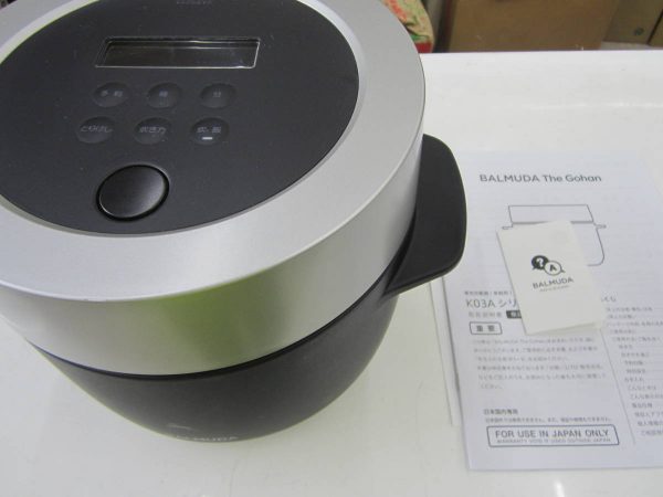 バルミューダ 電気炊飯器 THE Gohan K03A-BK