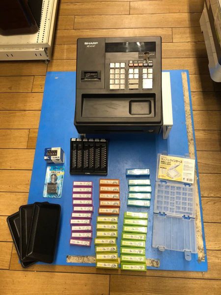 SHARP シャープ 電子レジスター　XE-A147-B 小銭ケース付き
