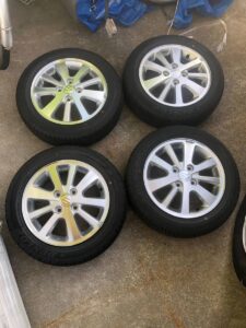 スズキ　エブリイ　ワゴンR 純正14インチタイヤホイールセット
