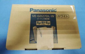 Panasonic パナソニック コードレス電話機　親機子機　VE-GD27DL-W
