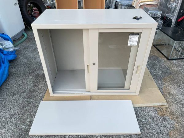 コクヨ ガラス扉 スチールキャビネット スチール書庫