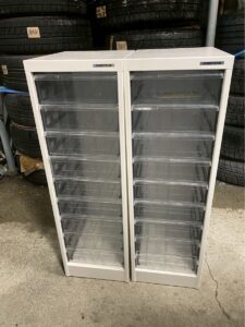 ナカバヤシ　レターケース　書庫　書棚　9段 2セット