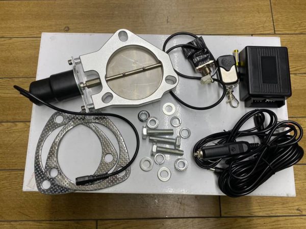 マフラー可変バルブ　83mm バルブ開閉リモコン