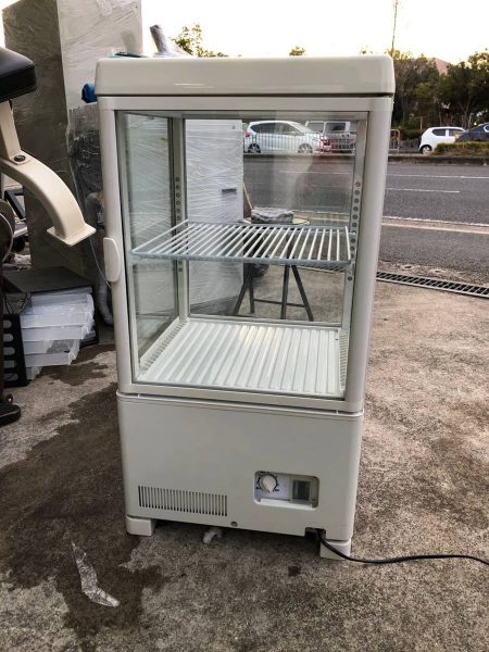 SANDEN 冷蔵ショーケース 54L ガラスショーケース　AG-54XE