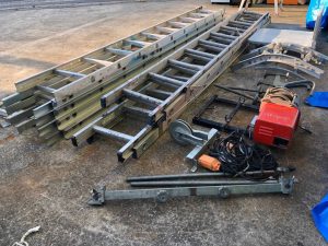 ミツヤ　瓦揚機　荷上げ機　MP-9w2 電動ウインチ