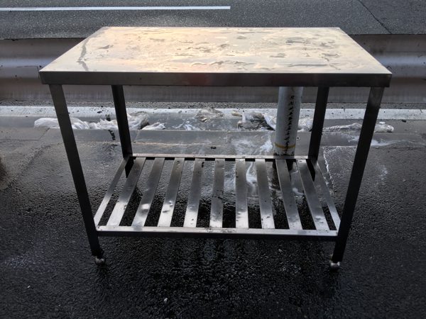ステンレス台 作業台 厨房機器 100x60x81