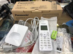 Panasonic パナソニック コードレス電話機 子機 KX-FKD558-W