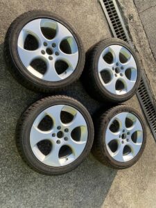 BBS ワーゲン　ゴルフ5 純正17インチタイヤホイールセット