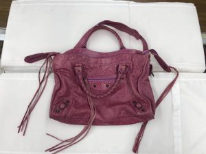 BALENCIAGA バッグ ハンドバッグ ザ シティ レザーショルダーバッグ