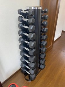 ダンベルセット　1kgx2-10kgx2 10セット　ダンベル台セット