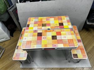  Coleman コールマン ナチュラルモザイク　テーブルベンチ　2000026758
