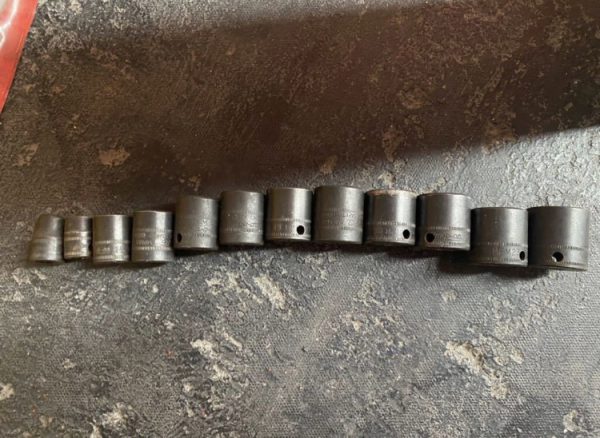スナップオン　snap-on 3/8 インパクト用ショートソケットセット