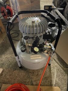 JUN AIR 静音 コンプレッサー 給油式コンプレッサー 6 25